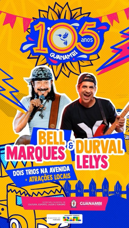 Atrações do São João do Gurutuba 2024 e do aniversário de 105 anos de Guanambi foram anunciadas — imagem 2